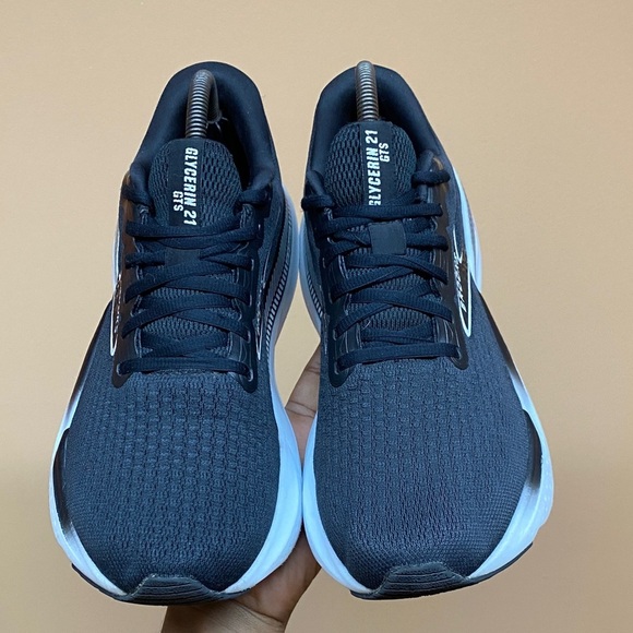 Brooks Glycerin GTS 21 Men’s Running Sneakers “Black White” Size 10 Wide main image 13